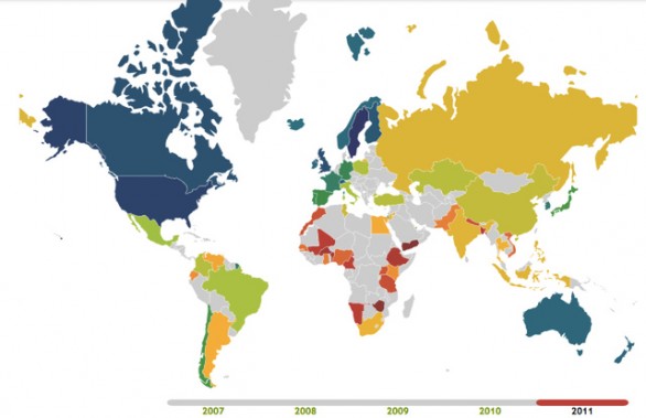 mappa utilizzo internet mondo web index