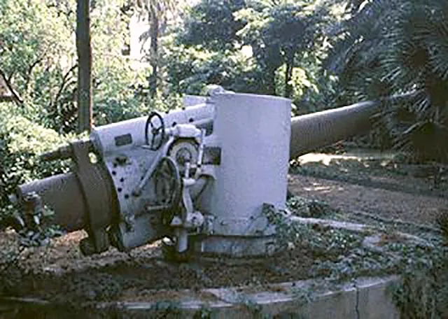 Il cannone di fabbricazione Bofors, anno 1883, usato anche da Nobel per i suoi esperimenti sulla gittata delle armi.
