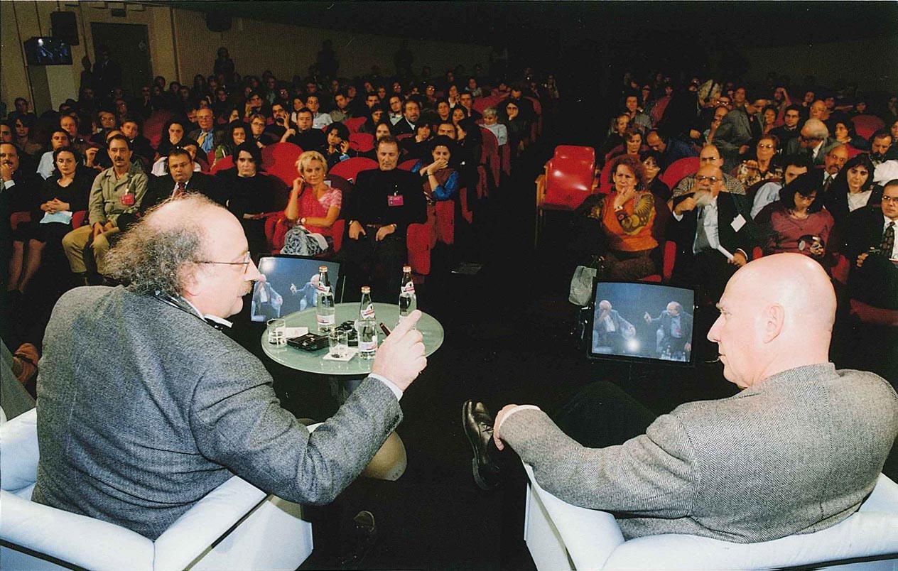 Rimini, 2000 - Sebastiao Salgado con Salvatore Giannella