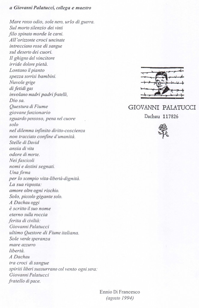 poesia giovanni palatucci 1994