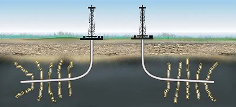 La fratturazione idraulica, spesso denominata con i termini inglesi fracking o hydrofracking, è lo sfruttamento della pressione di un fluido, in genere acqua, per creare e poi propagare una frattura in uno strato roccioso