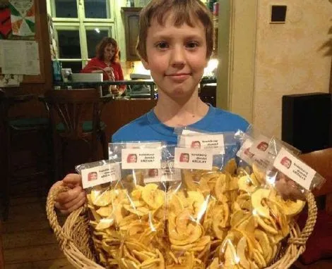Diventa imprenditore a 11 anni vendendo mele secche online