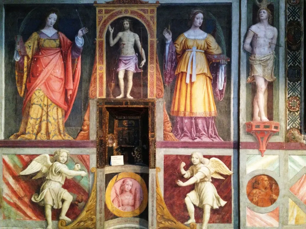 affreschi-bernardino-luini-monastero-san-maurizio-milano-antica-romana-medievale