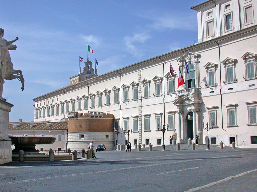 Il palazzo del Quirinale, a Roma.