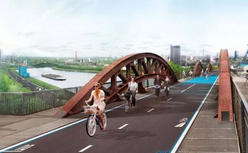 Futuro ciclabile: inaugurata <br />la prima autostrada <br />per biciclette del mondo