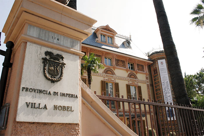 Villa Mio Nido a Sanremo, dove visse Alfred Nobel.