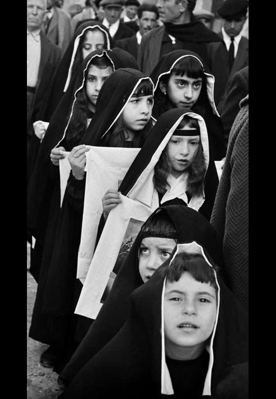 Processione dei Misteri del Venerdì Santo. Ciminna, 1964