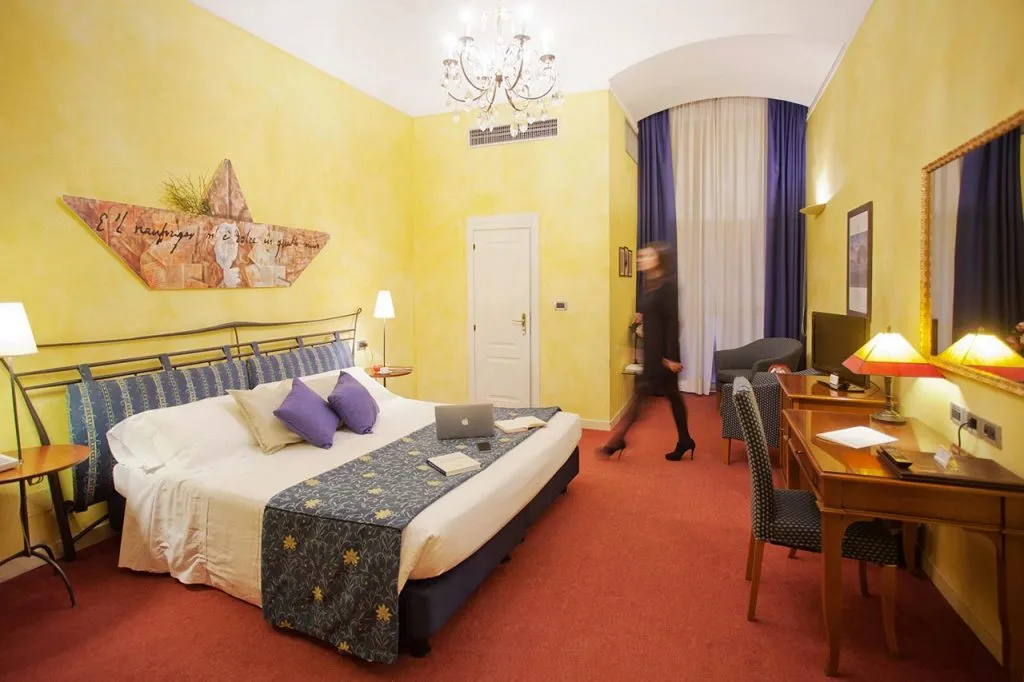 La stanza di Giacomo Leopardi all'hotel Ala d'Oro