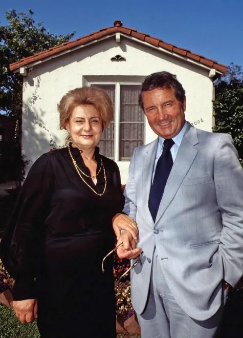 Rossana e Carlo Pedretti. Los Angeles, 1984