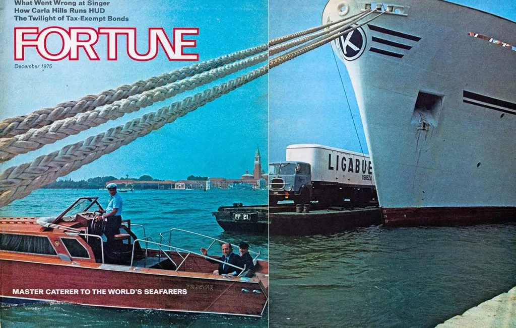 Rivista Fortune dedica a Giancarlo Ligabue la copertina del numero del dicembre 1975