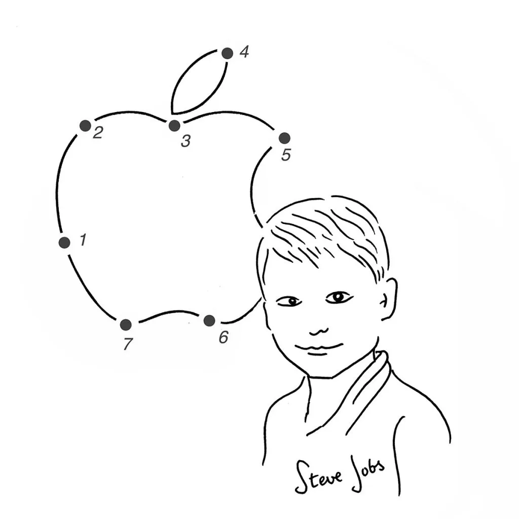 Steve Jobs bambino, nel ritratto di Luca Novelli