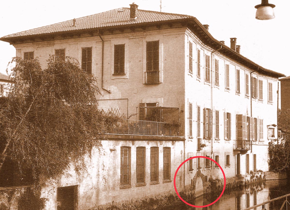 Villa Lecchi - Pallavicini, Crescenzago - Resti della ruota che azionava i macchinari
