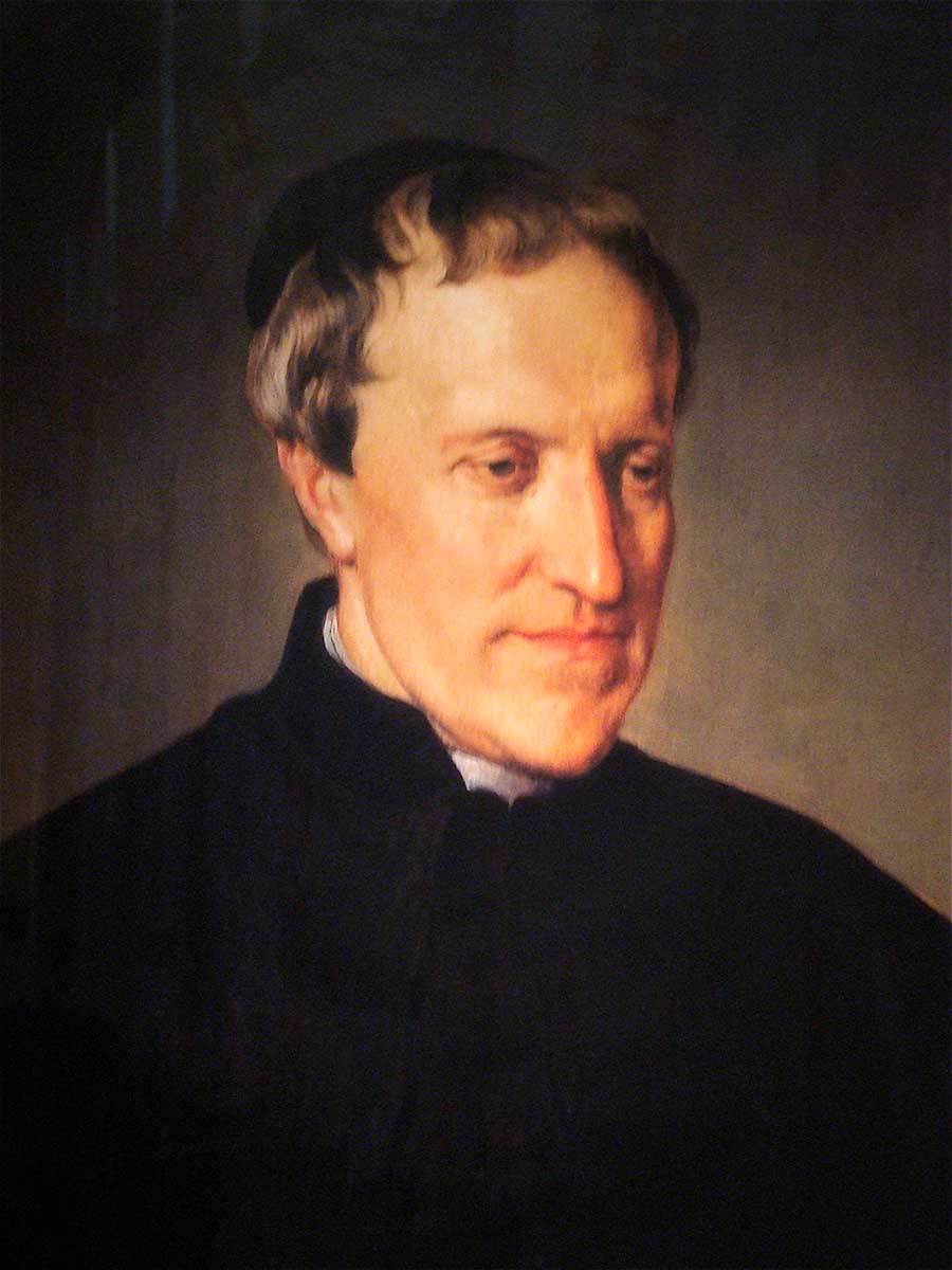 Antonio Rosmini ritratto da Francesco Hayez nel 1853