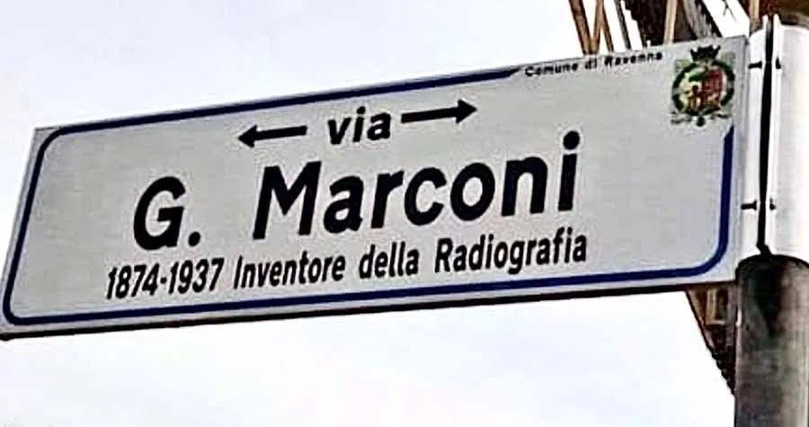 via Guglielmo Marconi (errore) - Ravenna