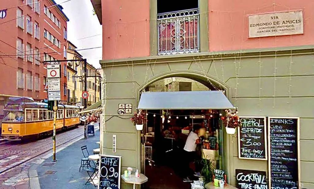 MILANO - via De Amicis targa storica
